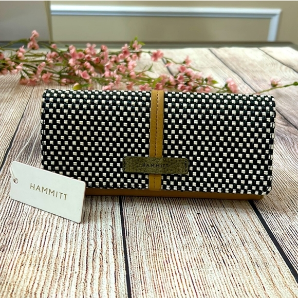 Hammitt Benjamin Wallet Slim California Sunday/Brushed Gold - Picture 4 of 8